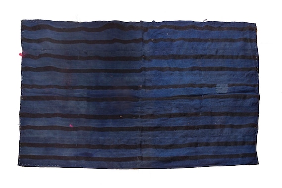 5'4''x8'3''Blue-Navy Blue Color Vintage HandWoven Quilt,Anatolian Handmade Quilt,HomeDecor,Decorative Quilt Area Quilt,Kurdish Quilt,3086