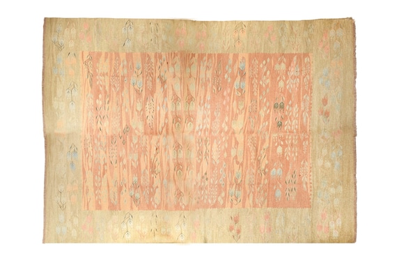 10'7''x13'5''Brick Color Vintage Turkish Wool Rug,Anatolian Handmade Area Rug,Home Decor,Decorative Rug,Immigrant Rug,Nomadic Rug,Custom Rug