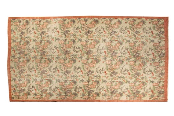 6'2''x9'8''Beige-Mix Color Vintage Turkish Wool Rug,Anatolian Ottoman Handmade Area Rug,Home Decor,Decorative Rug,Nomadic Rug,Modern Rug