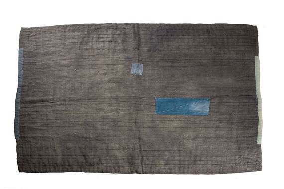 5'08''x6'3''Gray Color Vintage Hand Woven Quilt,Anatolian Handmade Quilt,Home Decor,Decorative Quilt Area Quilt,Custom Kurdish Quilt,17