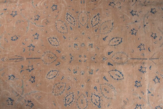 9'6'' x 13'1'' Natural Color Vintage Turkish Wool Rug,Anatolian Handmade Area Rug,Decorative Rug, Beige Rug,Nomadic Rug,Modern Art,2483