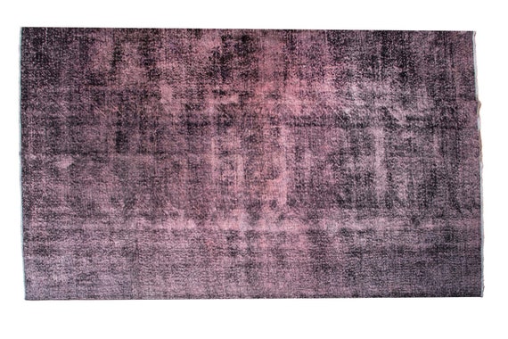 LARGE PATCHWORK RUG, Red-Black Color Vintage Rug, Ottoman Handmade Area Rug, Faded Turkish Rug, Vintage Wool Rug, 7'2''x10'1'' feet