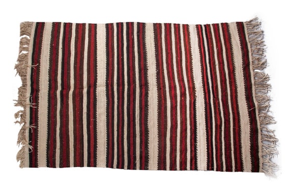 4'6''x7'4''Colorful Old Modern Geometric Rug,Anatolian Ottoman Handmade Area Rug,Home Decor,Decorative Rug,Nomadic Rug,Custom Design Rug