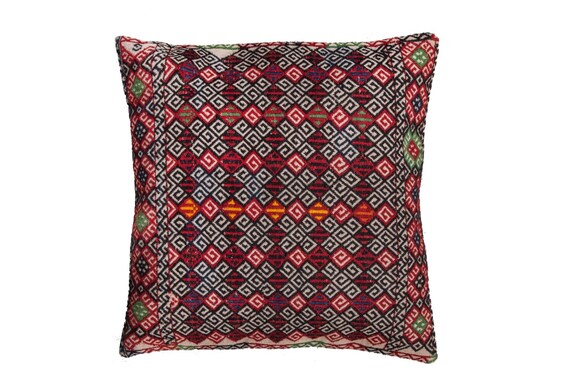 PERSONALIZED DECORATIVE Boho PILLOW - Soft Wool throw Pillowcase, Quote Decor Pillow, Halloween Pillow, Pom Pom Pillow, 22.04''x22.8"