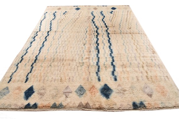 VINTAGE RUG, HANDMADE Rug, Moroccan Rug, Antique Rug, Oriental Rug, Anatolian Rug, Large Rug, Persian Rug, Runner Rug, Aztec Rug, 7x9 ft