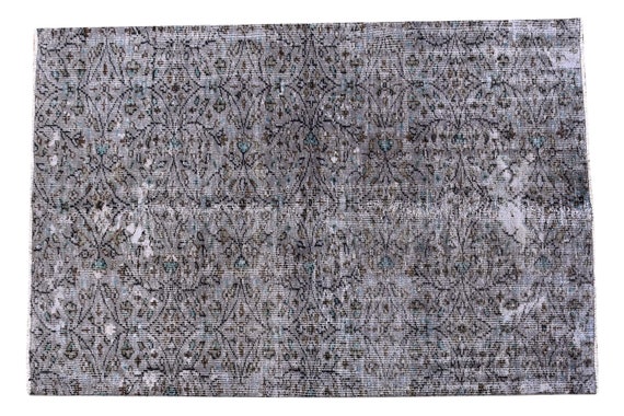 HOME Rug,WOOL Rug,RUG, Turkish Rug, Vintage Rug, Anatolian Rug, Bohemian Rug, Kilim Rug, Persian Rug, Faded Gray Rug,3385 Rug 4'7''x7'6''ft