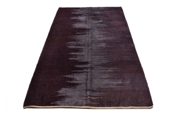 6 x 7 Living Room -Geometric Patterns, Unique Pattern Rug, Old Vintage Rug, Turkish Rug Hand Woven Rug, Oversize Rug, Old Ceramic Design
