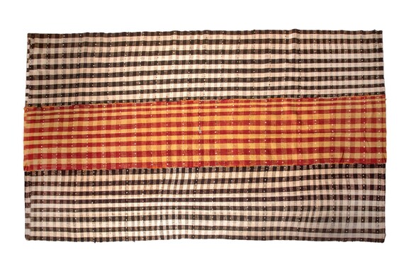 5'5''x10'' PATCHWORK QUILT, Home Decor Quilt, Colorful Vintage Turkish Village Rug, Anatolian Handmade Area Rug, Urban Rug, Natural Rug