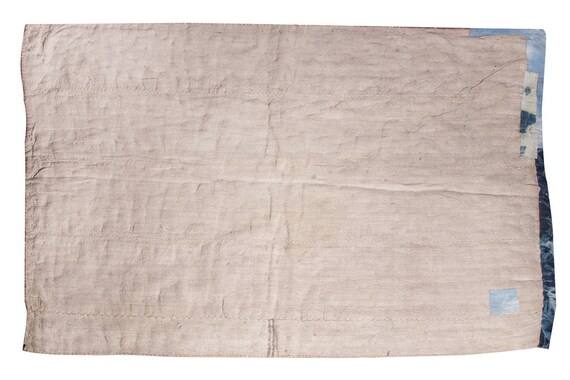 ANTIQUE HANDWOVEN QUILT - Vintage Bed Quilt, Wool Fabric Quilt, Hippie Quilt, Winter Quilt, Washable Quilt, Quilt Pattern, 4'9''x6'5''
