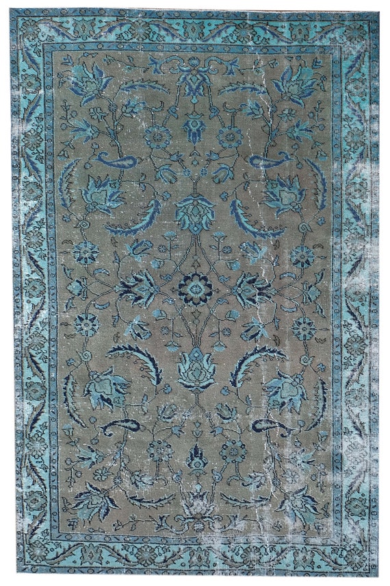 5 X 8 Vintage Rug,Faded Nautural Brown Colors Turkish Area Rug,Bedroom Rug,Neutral Rug,Living Room Rug,Boho Rug,Decorative Rug,Faded