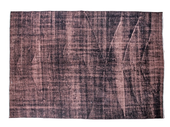 5'5''x8'03''Brown Color Vintage Turkish Wool Rug,Anatolian Ottoman Handmade Area Rug,Home Decor,Decorative Rug,Nomadic Rug,Modern Art Rug