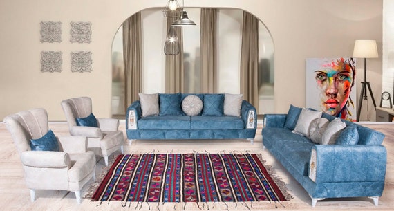 5x5 HANDMADE MOROCCAN RUG, Living Room Decor Carpet, Boho Patio Wool Rug, Modern Carpet, Large Turkish Rug Area, 5'5'x9'08' feet