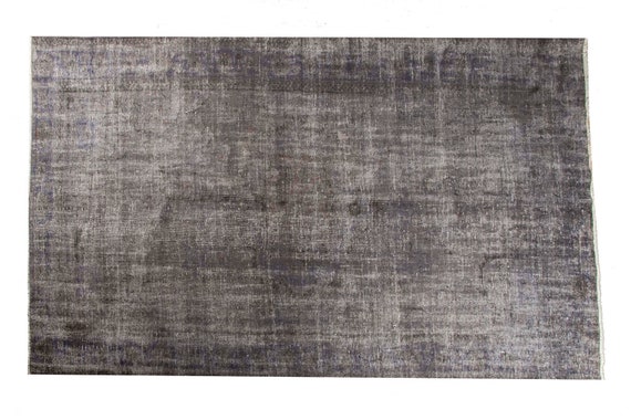 5'7''x9'4''Grey Color Vintage Turkish Wool Rug,Anatolian Ottoman Handmade Area Rug,Home Decor,Decorative Rug,Nomadic Rug,Modern Rug