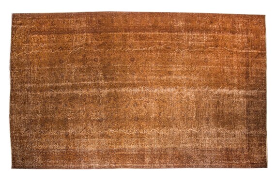 6'9''x10'3'' Green Vintage Turkish Wool Rug,Anatolian Handmade Area Rug,Decorative Rug,Green Rug,Nomadic Rug,An Artistic Work Rug,Custom Rug
