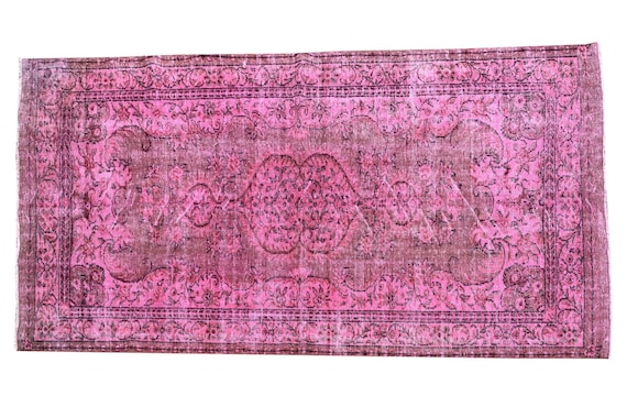 6x10 MAT FOR ROOM - Chevron Design, Unique Pattern Rug, Vintage Rug, Turkish Rug Area, Hand Woven Rug, Oversize Rug, Squiggles Faded Rug
