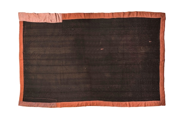 5'3''x9'7'' Black Color Vintage Turkish Wool Rug,Anatolian Ottoman Handmade Area Rug,Home Decor,Decorative Rug,Nomadic Rug,Modern Art Rug