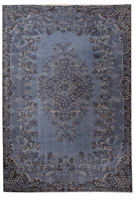 5'7" X 9'4'' Vintage Rug,Faded Gray Colors Turkish Area Rug,Bedroom Rug,Neutral Rug,Living Room Rug,Boho Rug,Decorative Rug,Faded Rug,