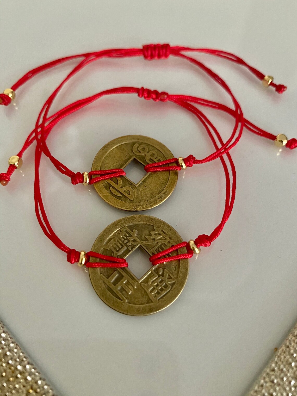 Lucky Bracelet. Red String Bracelet. String Bracelet for Luck. Etsy