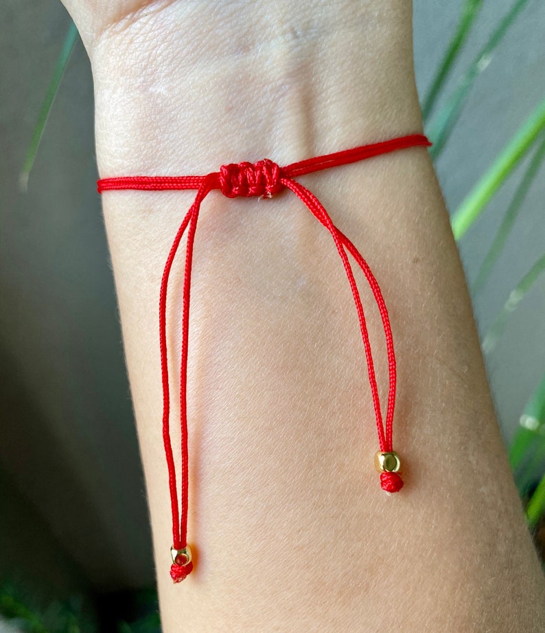 Lucky Bracelet. Red String Bracelet. String Bracelet for Luck. Etsy