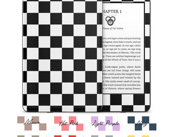 Checker Kindle Skin: Checkerboard Vinyl Decal for Kindle