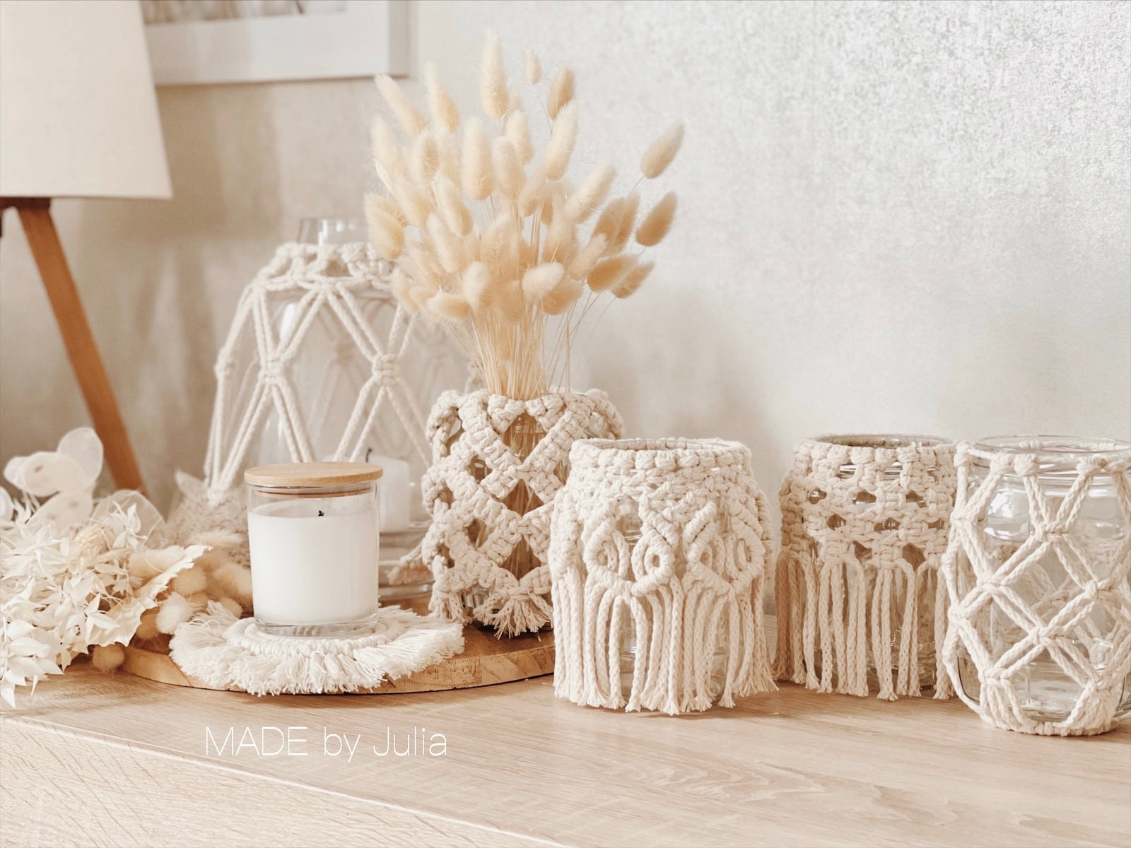 Macrame vase deals