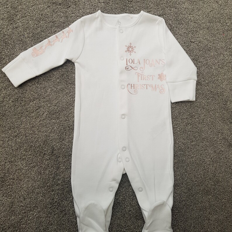 Personalised baby grow Etsy