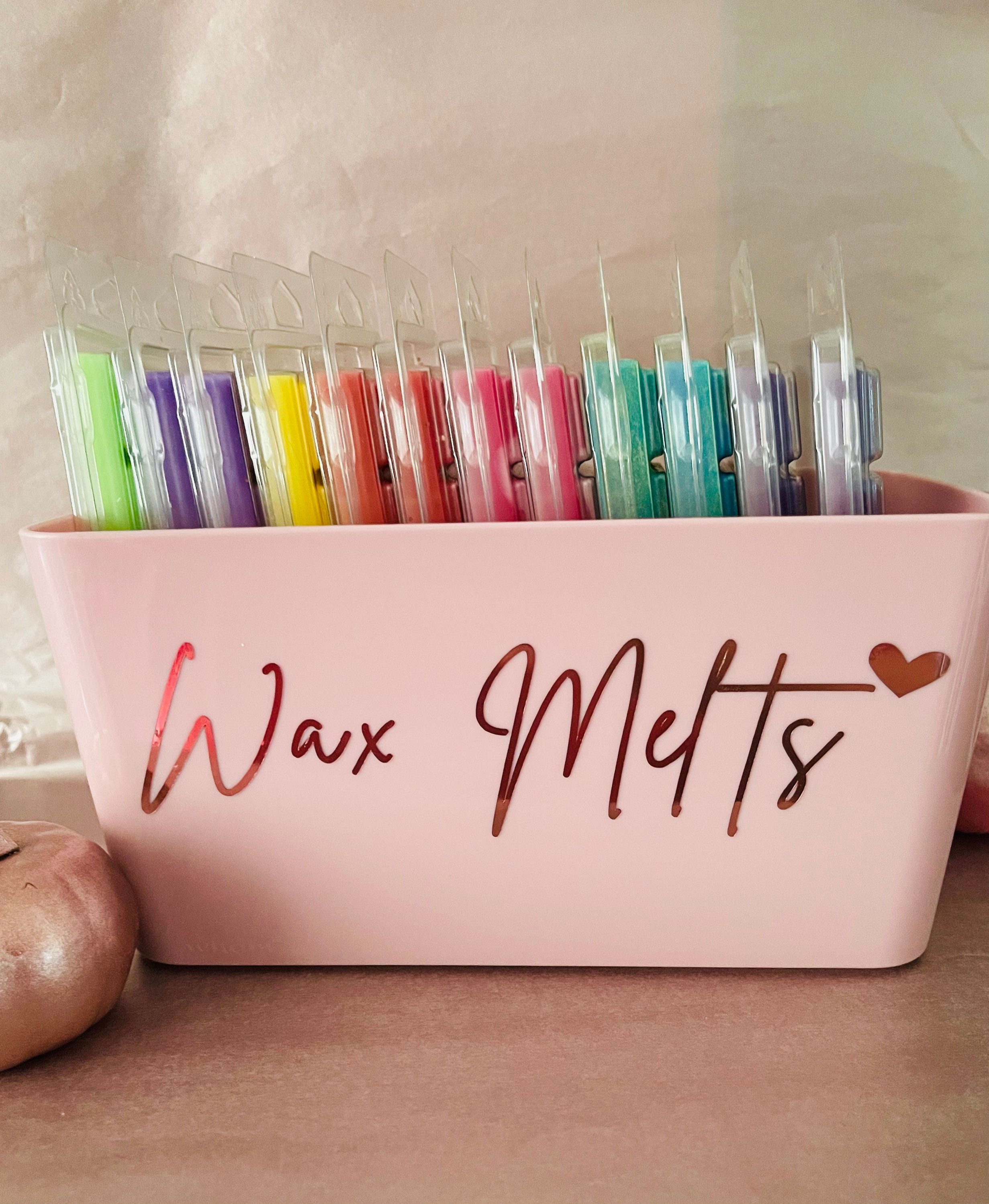 Snap bar storage box - Wax melt storage -Mrs Hinch style - Storage bo…