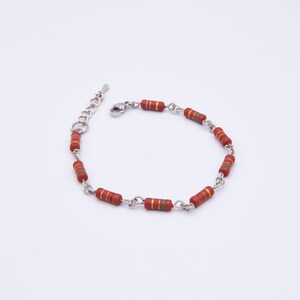 Ceramic resistance bracelet with lobster clasp and stainless steel - Bisutronica.