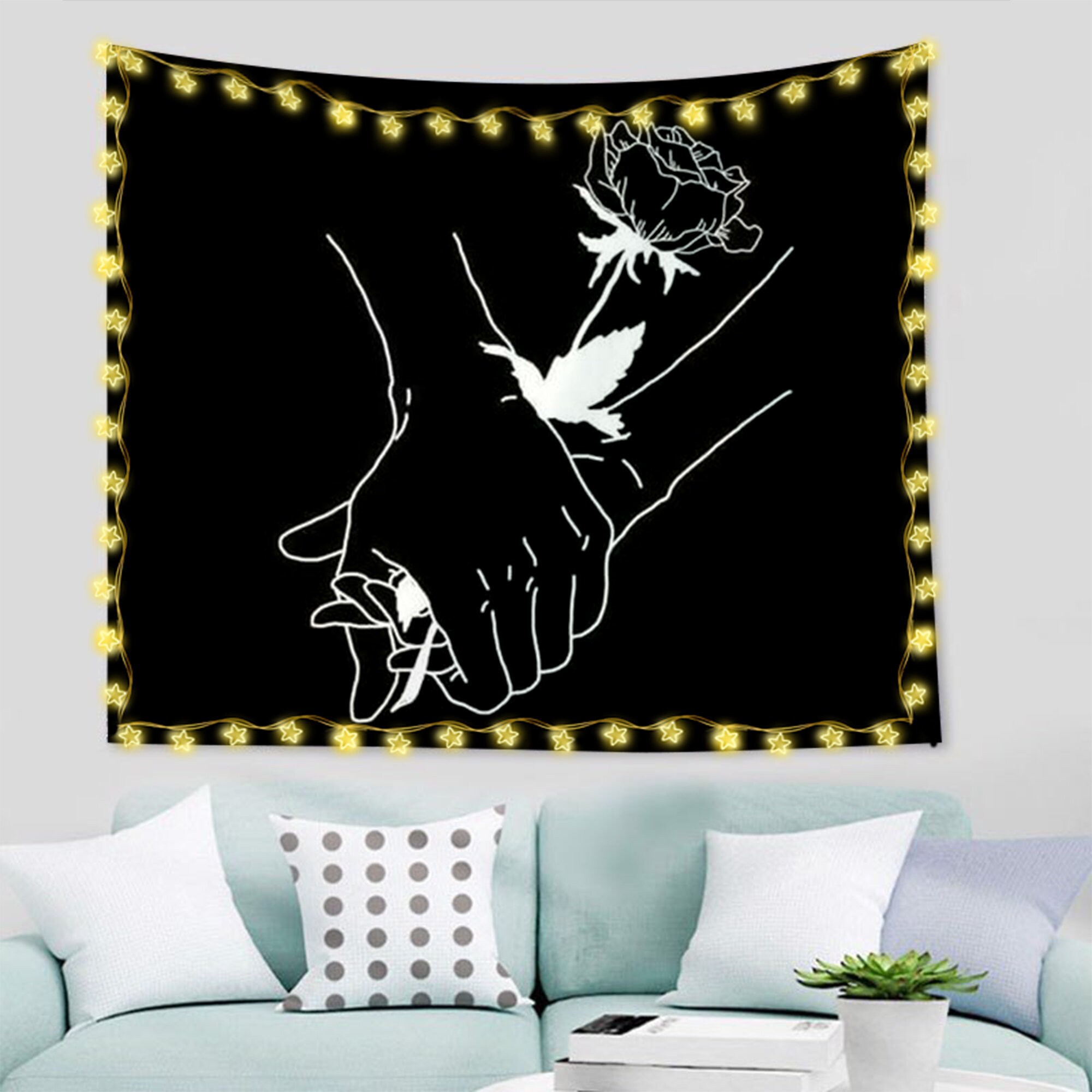 Wandtuch für Schlafzimmer Wohnzimmer Wand-Dekor | Etsy