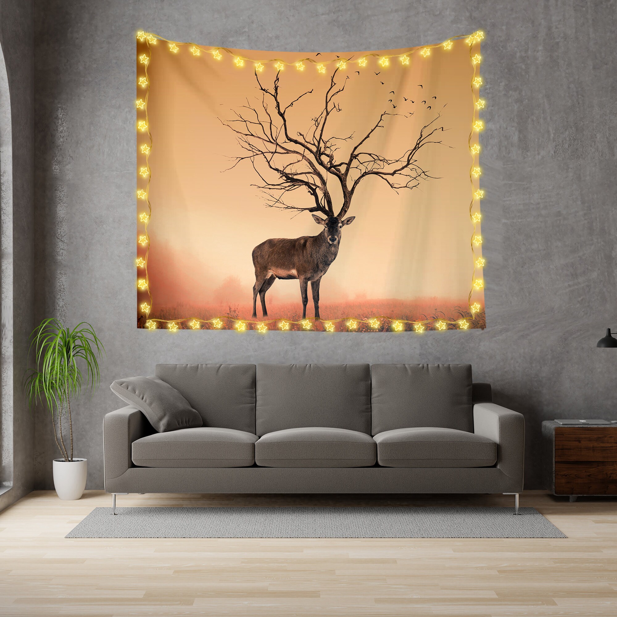 Wandtuch für Schlafzimmer Wohnzimmer Wand-Dekor | Etsy