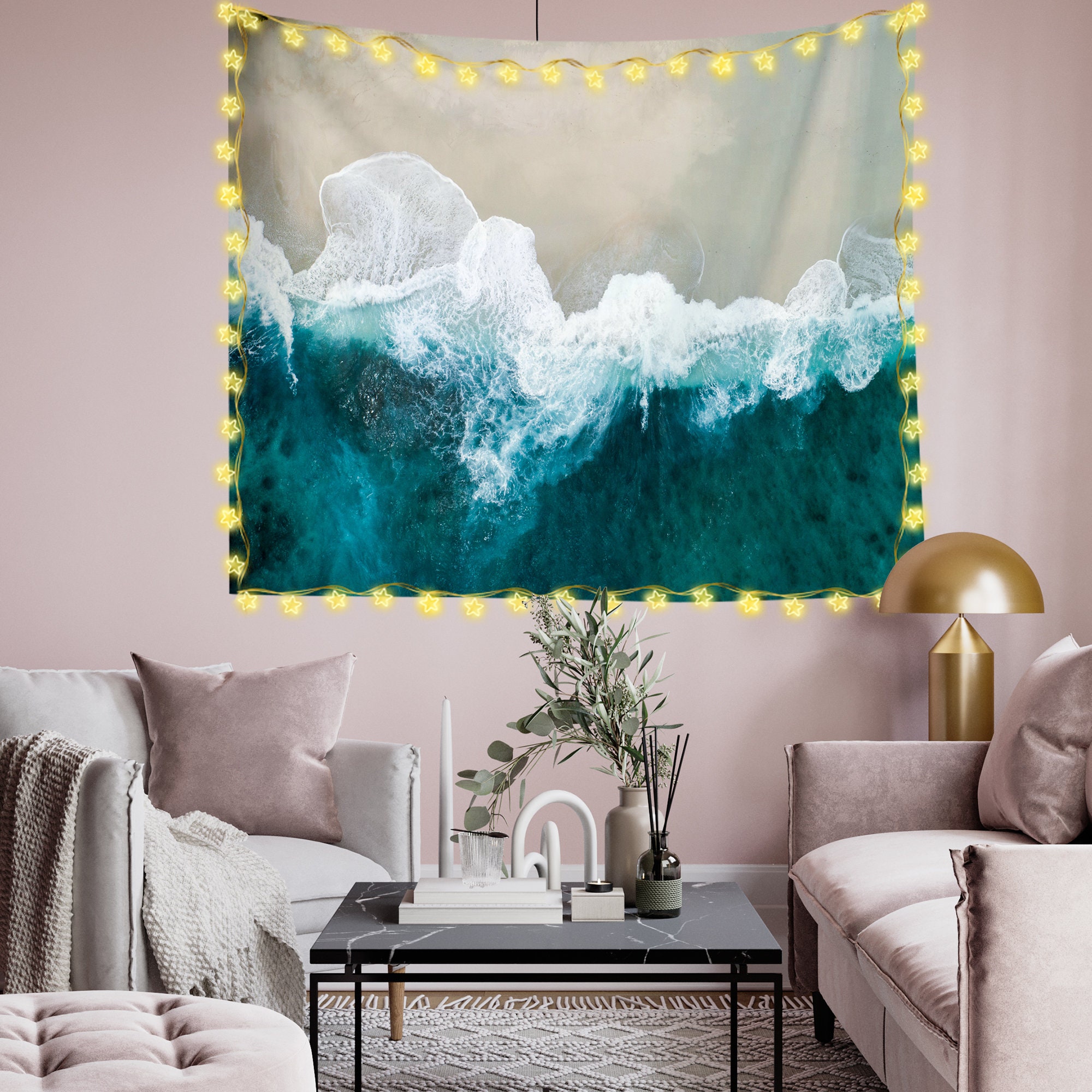 Wandtuch für Schlafzimmer Wohnzimmer Wand-Dekor | Etsy