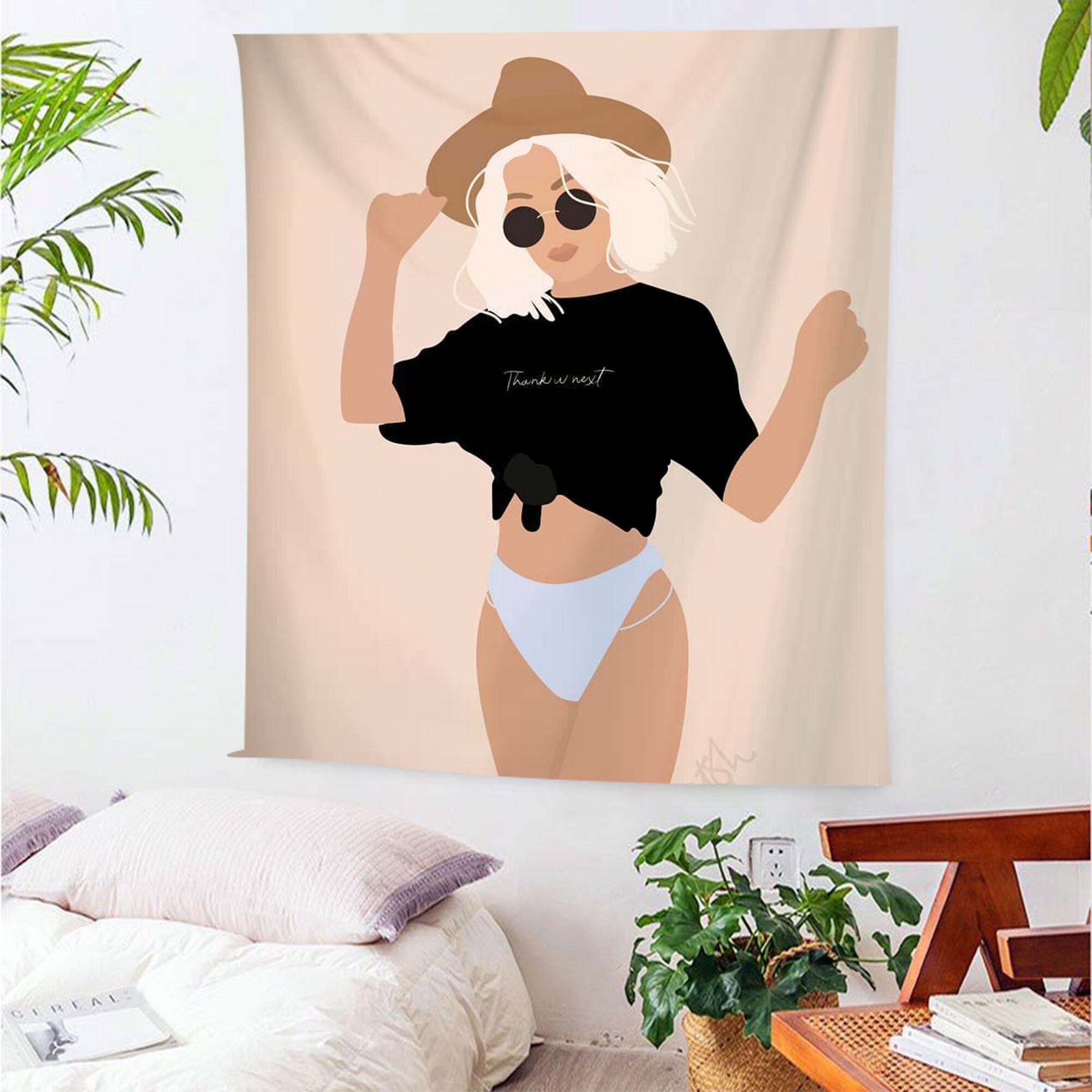 Wandtuch für Schlafzimmer Wohnzimmer Wand-Dekor | Etsy