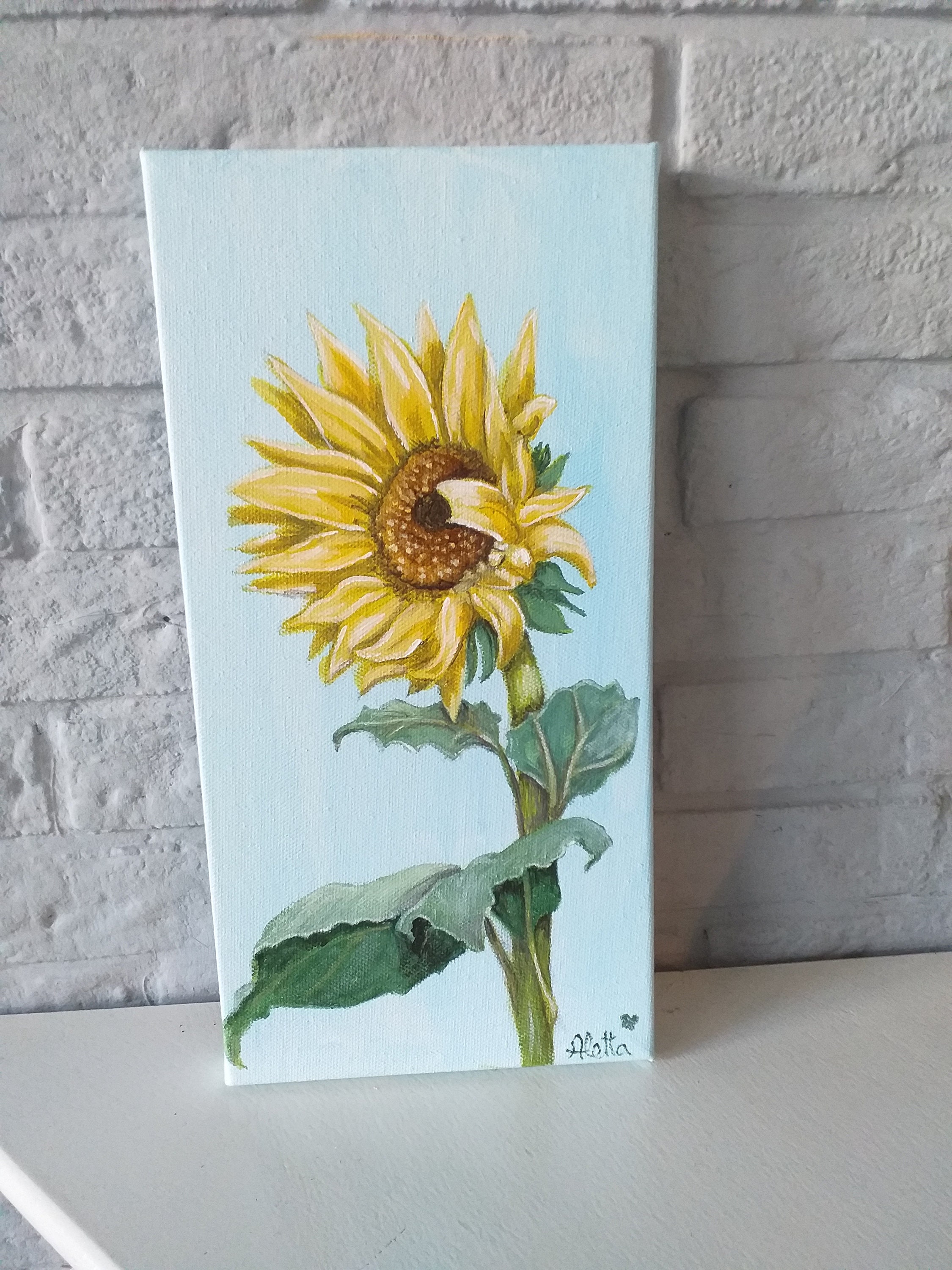 Sunflower on canvas Sunflower on canvas