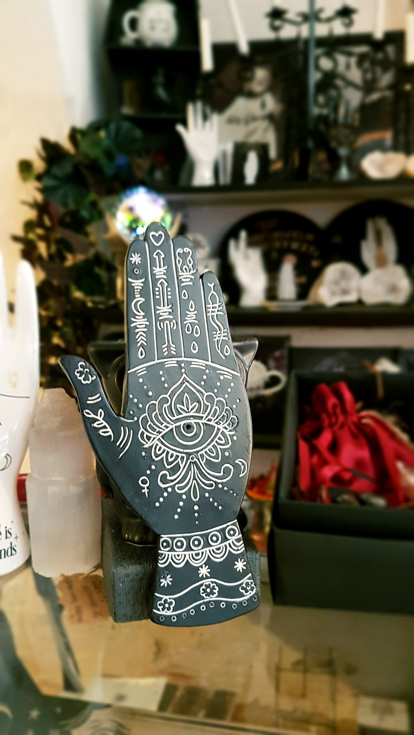 HAMSA HAND INCENSE Stick Burner Hamsa Henna Hand Incense Etsy UK