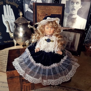 CERAMIC DOLL, doll, VINTAGE  doll, vintage,  Antique retro doll, collectible doll, Handmade Porcelain Doll, doll art, gift for girl, gift