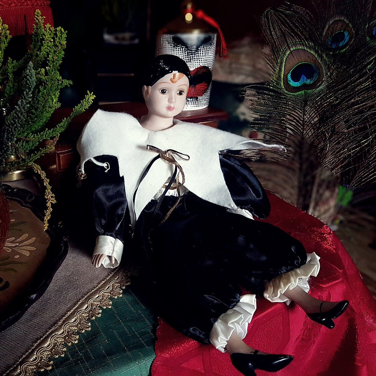 Pierrot Clown Doll - Etsy