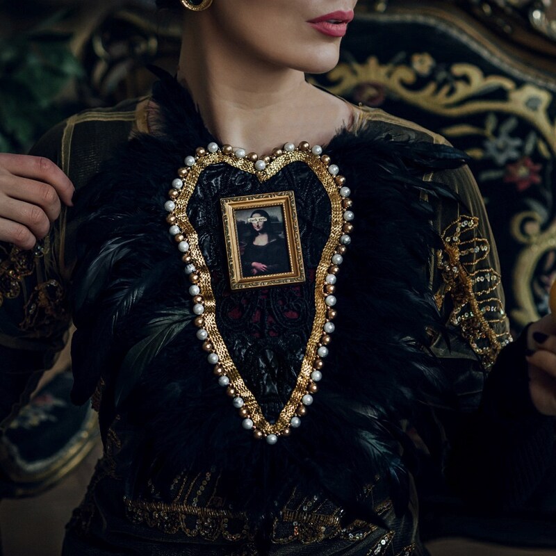 Mona Lisa Hooded Dress