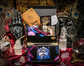 Magic gift box FOR HEALTH, witch gift box, gothic gift box, Gift Box to get well, witchy gift, christmas gift, witchy Mystery Box