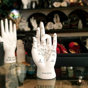 Vintage style Palmistry Hand, Vintage Style, Curiosities, Oddities, astrology palm readings, palmistry hand, Fortune Telling, witchcraft