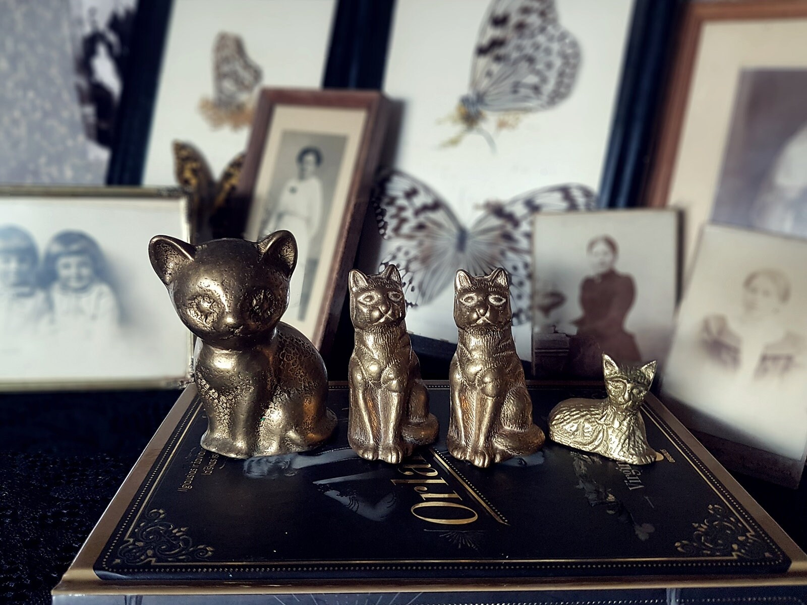 VINTAGE BRASS CAT Figurine Solid Brass Cat Cat Ornament Etsy