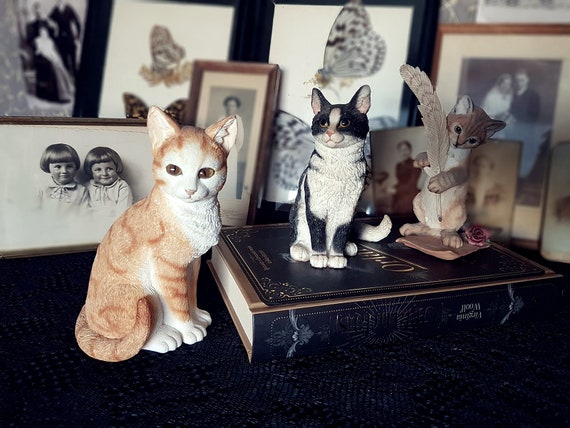 Figurine CHAT VINTAGE, chat CA Country Artists, ornement de chat, petit chat,  cadeau pour amoureux des chats, figurine kitty, chat, ornement félin, chat  assis -  France