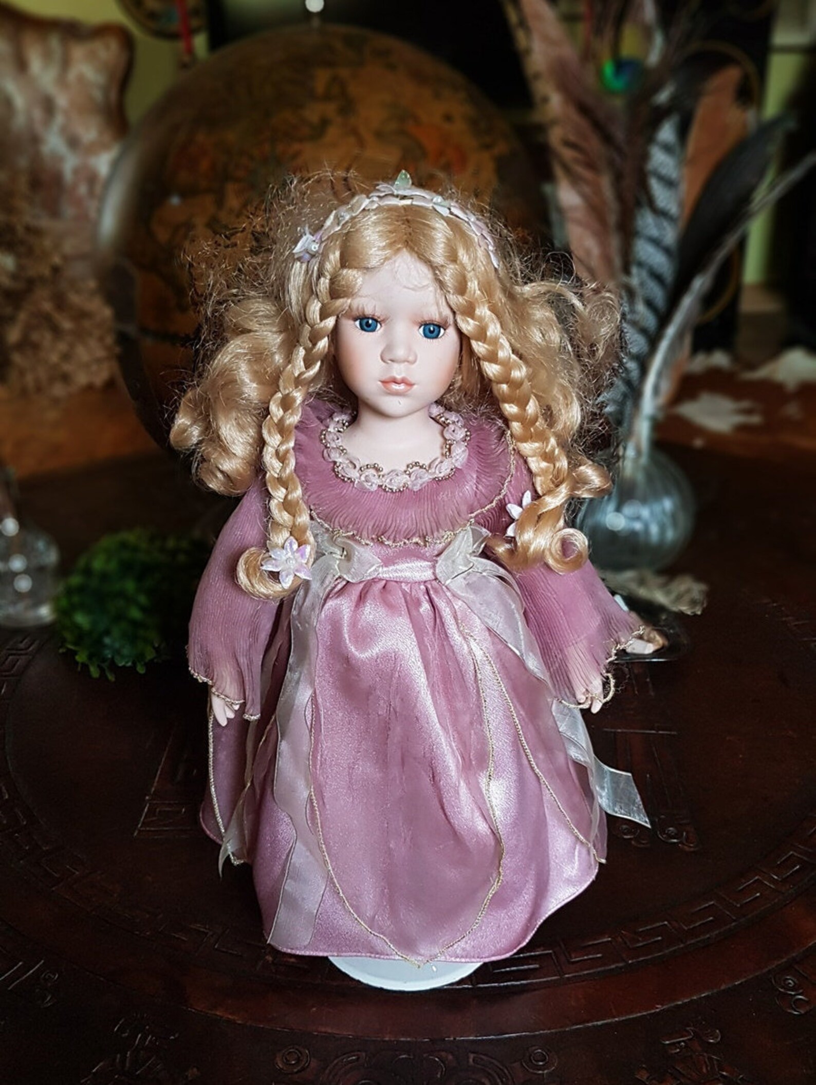 Fairy PORCELAIN DOLL by Leonardo collection VINTAGE doll Etsy