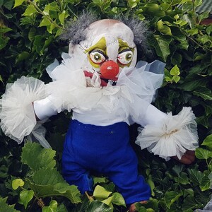 HORROR CLOWN DOLL, Monster doll, big doll, clown plush, Horror plush doll, clown decor, Oddities, Halloween decor, creepy doll, up to 70cm