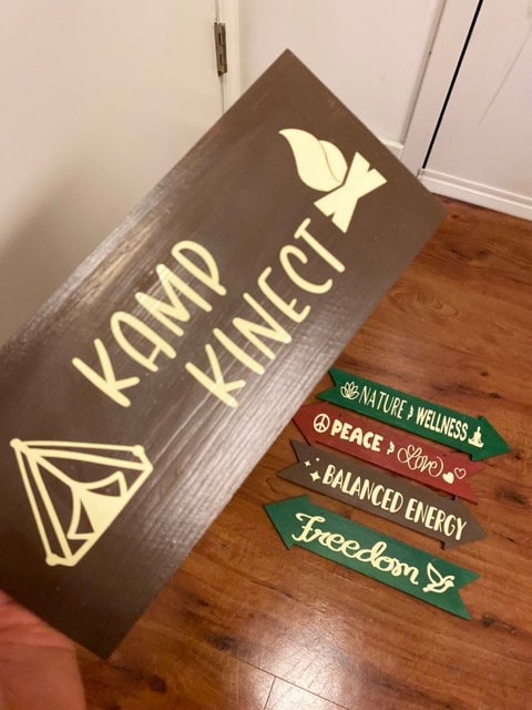 Wooden Directional Arrow Sign, 5 Panels - Etsy