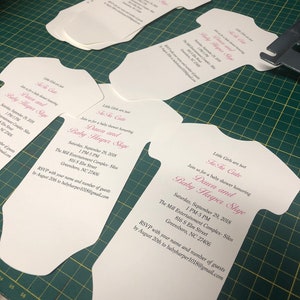 Personalized Shape Invitations and Announcements