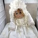 Vintage Lee Middleton Christening Baby Doll with Dress