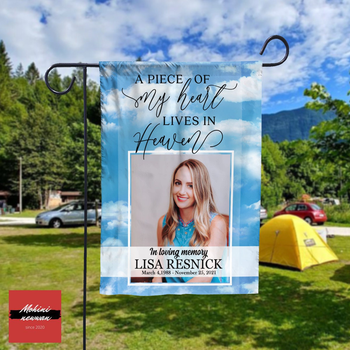 Bandera conmemorativa bandera de jardín de doble cara | Etsy