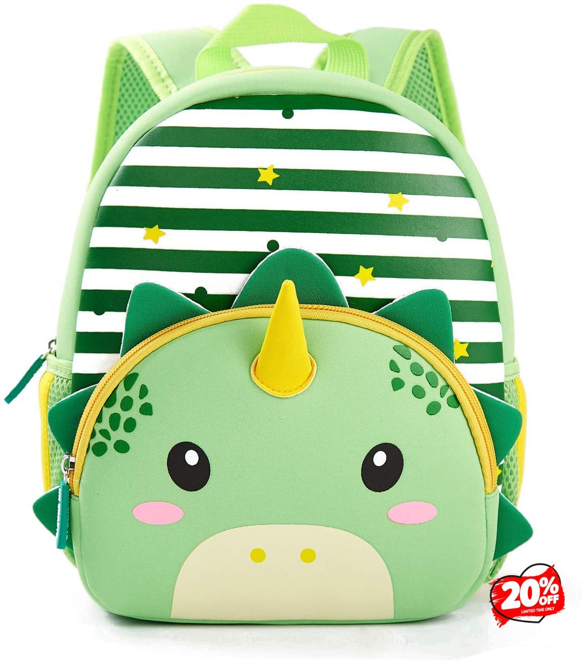Toddler Cute Dino Backpack Waterproof Preschool Backpack 3D Etsy
