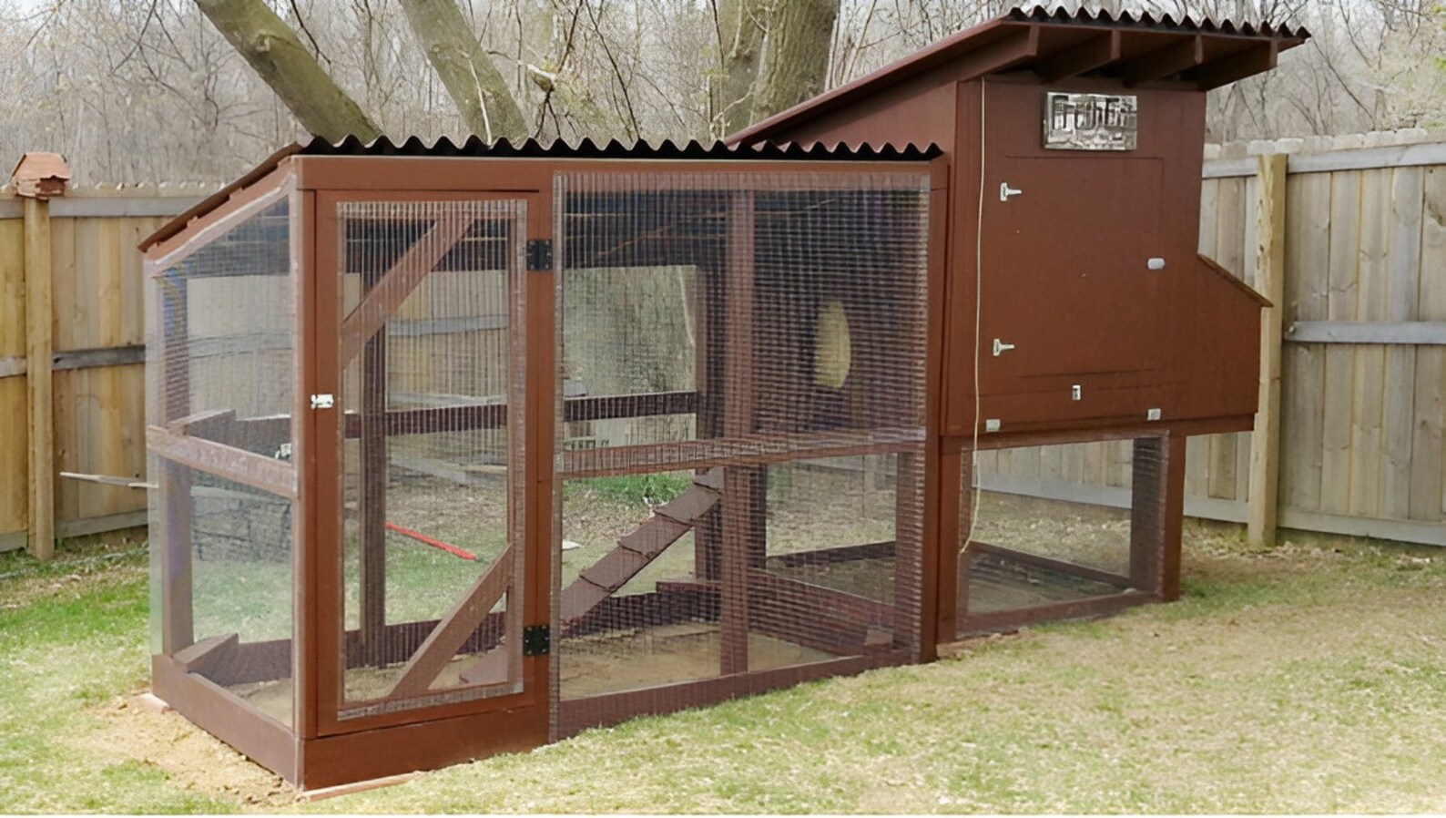 4x4 Chicken Coop Plans PDF Download with Chicken Run Etsy