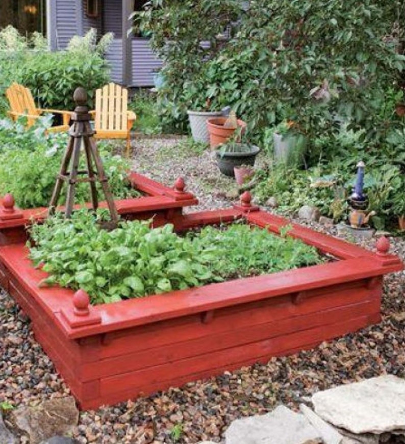 DIY Raised Bed Planter Box Plans Vegetable Planter Box Plans Backyard